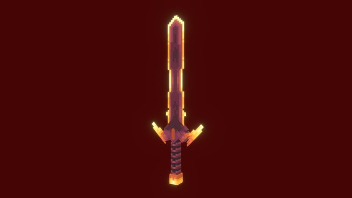 Dragonforged Blade 3D Model