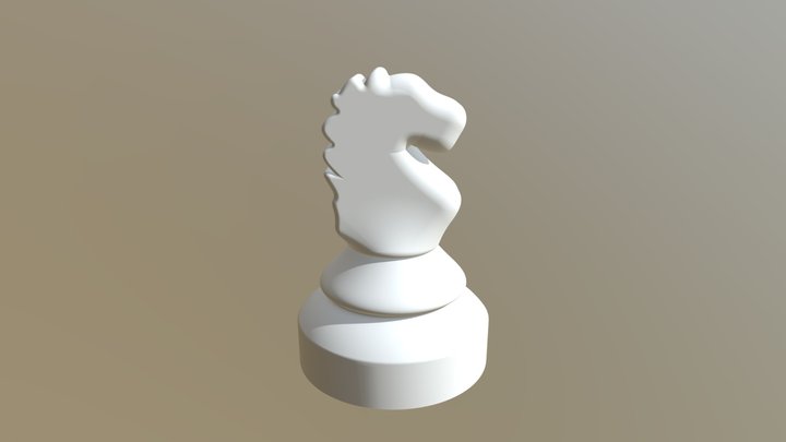 Chess Horse 3D Model