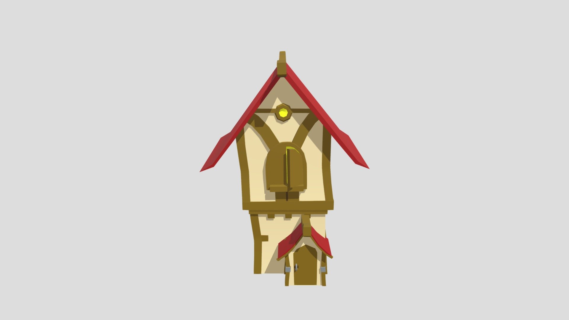 3D stylized house