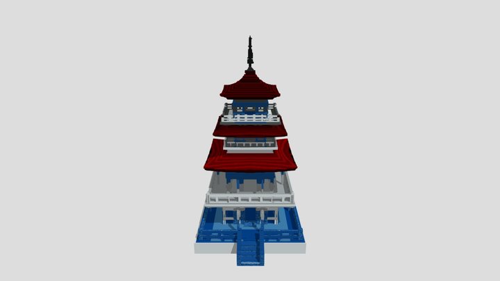 Templo Japa 3D Model