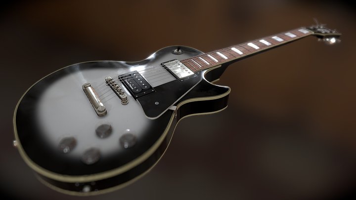 Les Paul Epiphone Custom Pro 3D Model