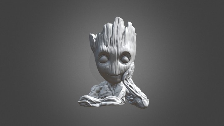 Groot (Structured Light) 3D Model