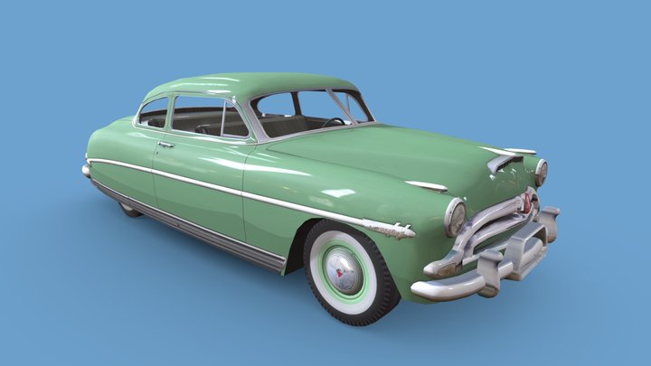 1953 Hudson Hornet Club Coupe 3D Model