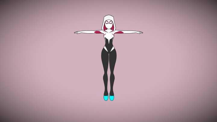 Spider-Gwen 3D Model