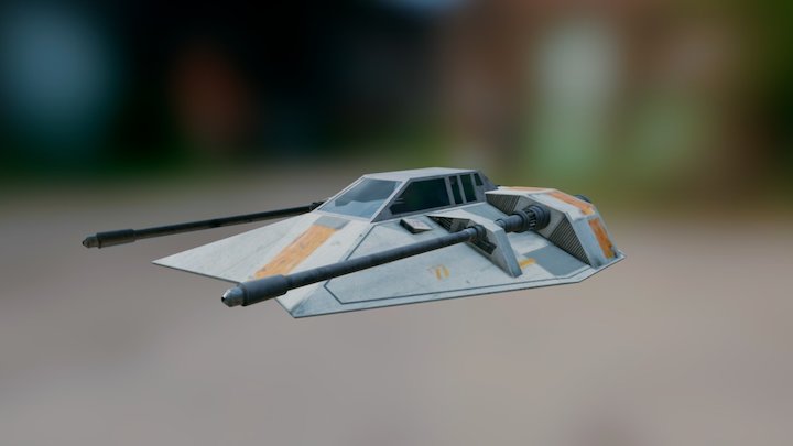 Snowspeeder T-47 3D Model