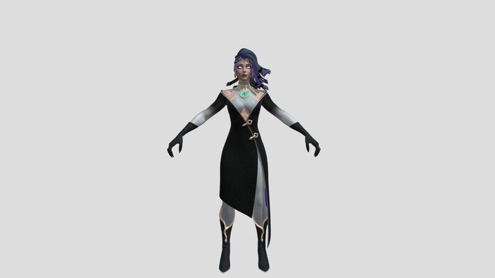 Medusa - Forntnite Skin 3D Model