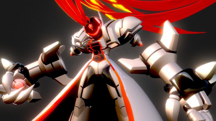Omega Zero (Mega Man Zero 3) 3D Model