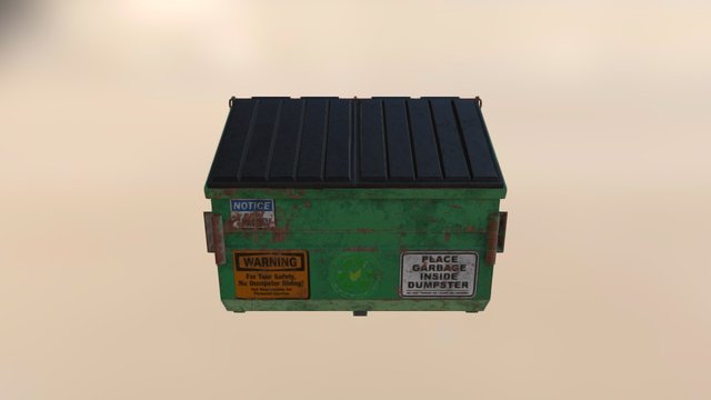 Dumpster 1 3D Model