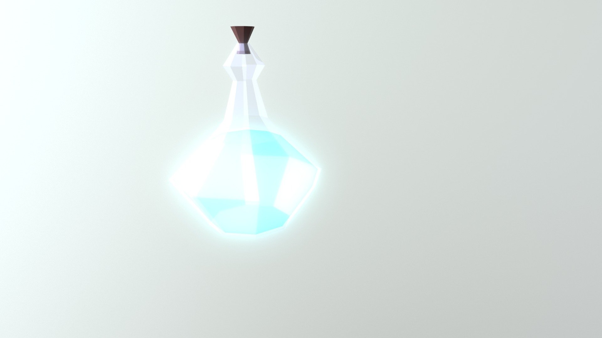 Potion Low Poly Forme Diamant