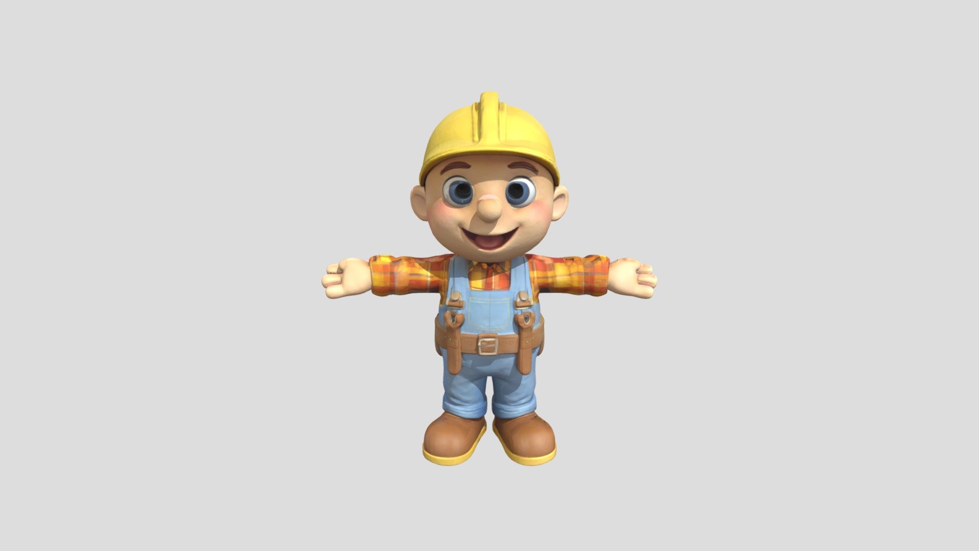 Bob The Builder Character - Download Free 3D model by jlewis_29 ...