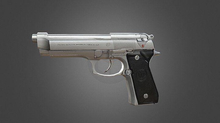 Pistol Beretta 3D Model