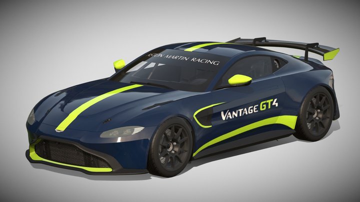 2019 Aston Martin Vantage GT4 – Free 3D Model STL