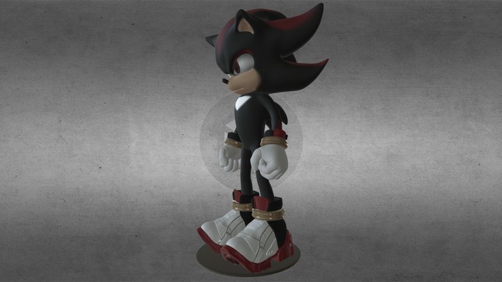 Sonic Movie Shadow Design  Shadow the hedgehog, Sonic the