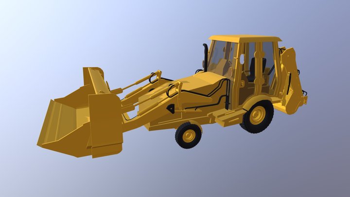 BHL Excavator 3D Model