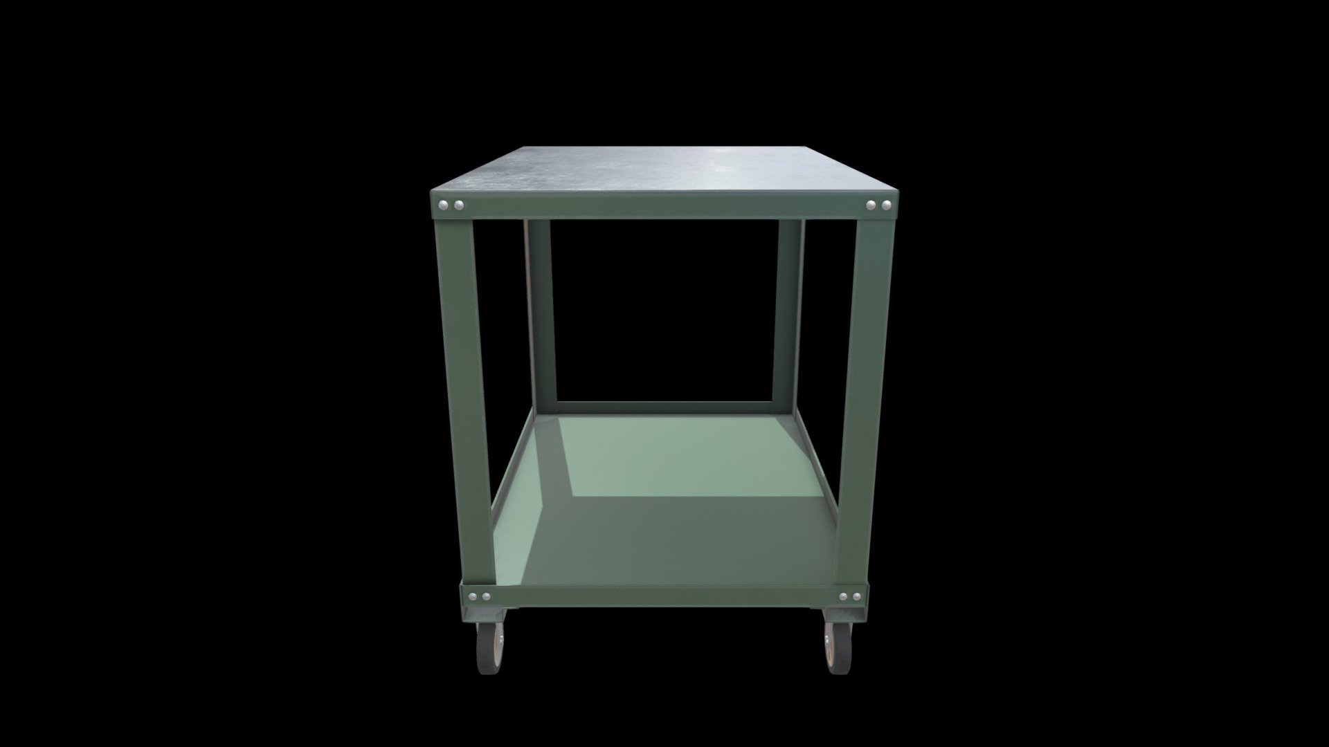 Industrial Push Cart - 3D model by donmartinez1967 [fb04ebd] - Sketchfab