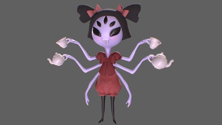 Muffet 3D Model