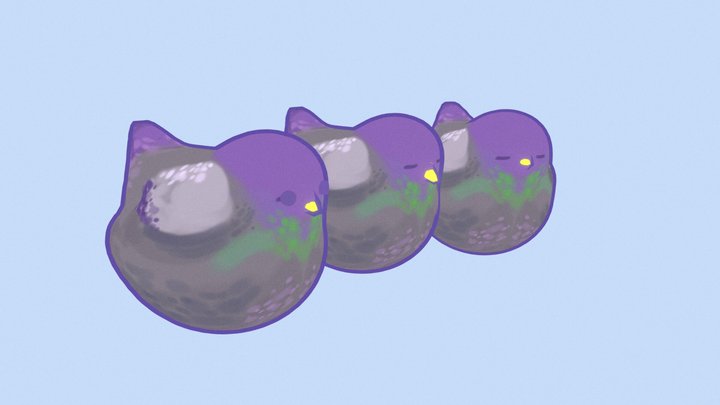 Pigeons 3D Model