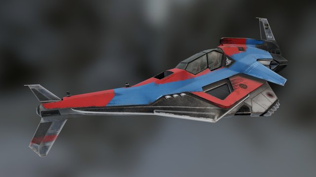 SpaceShip - Fanart 3D Model