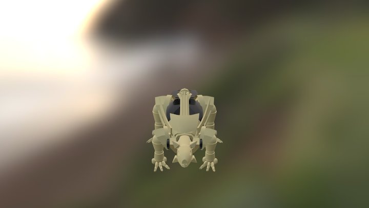 Dino Gun 3D Model