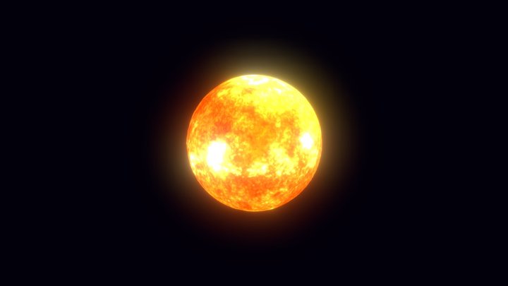Sun (Sol) || central star || Estrela Central 3D Model