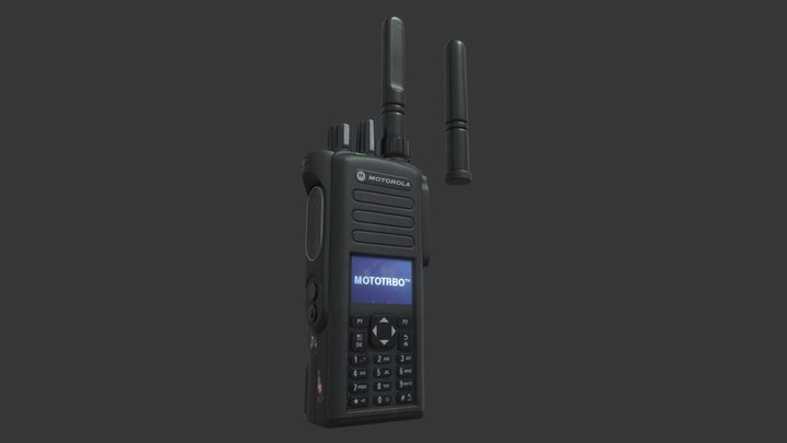Motorola DP4800e 3D Model