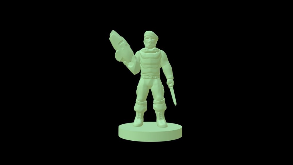 Commando - 3D model by dutchmogul [fb0a01b] - Sketchfab