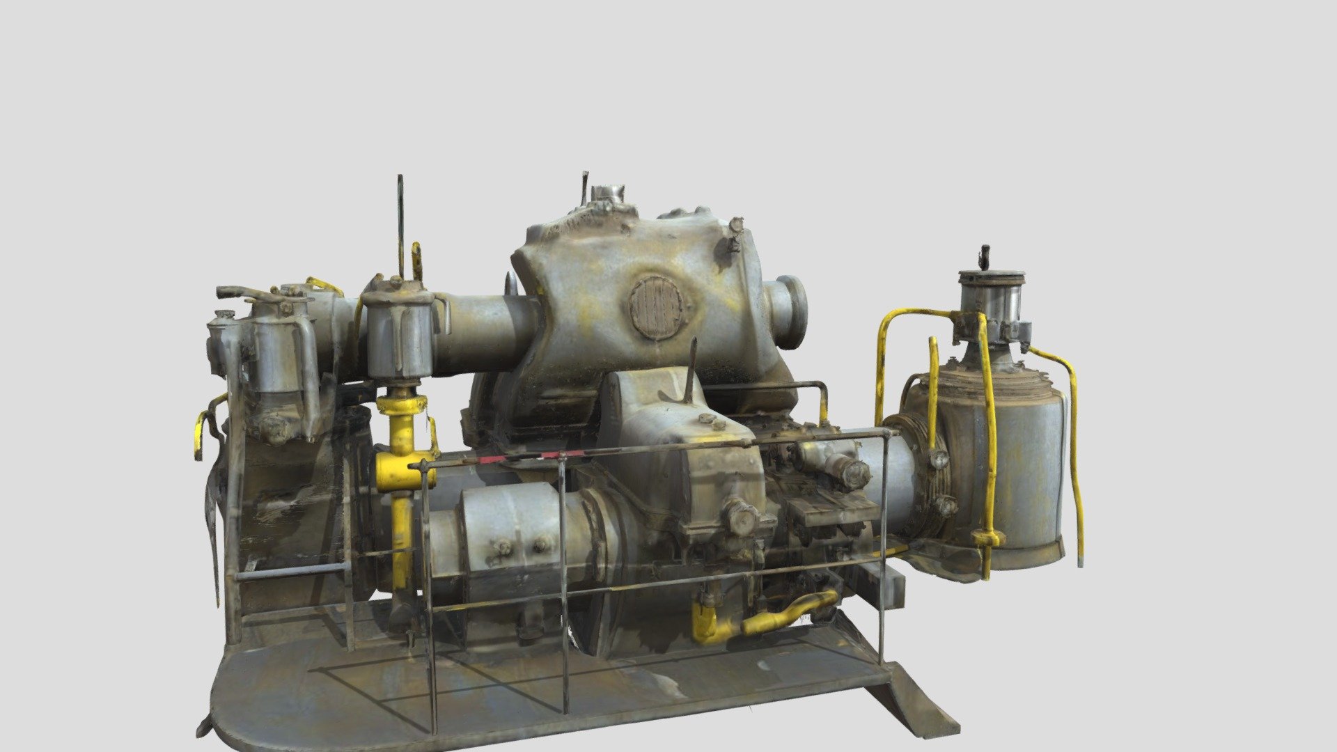 generator Pauzhetsky geothermal power station — Sketchfab embed 3D viewer