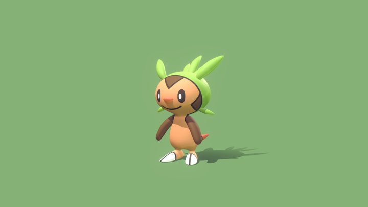Chespin 3D Model