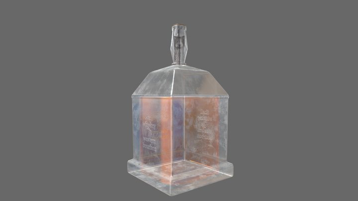 whiskey bottle 3D Model