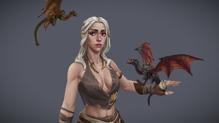 Daenerys Targaryen 3D Model