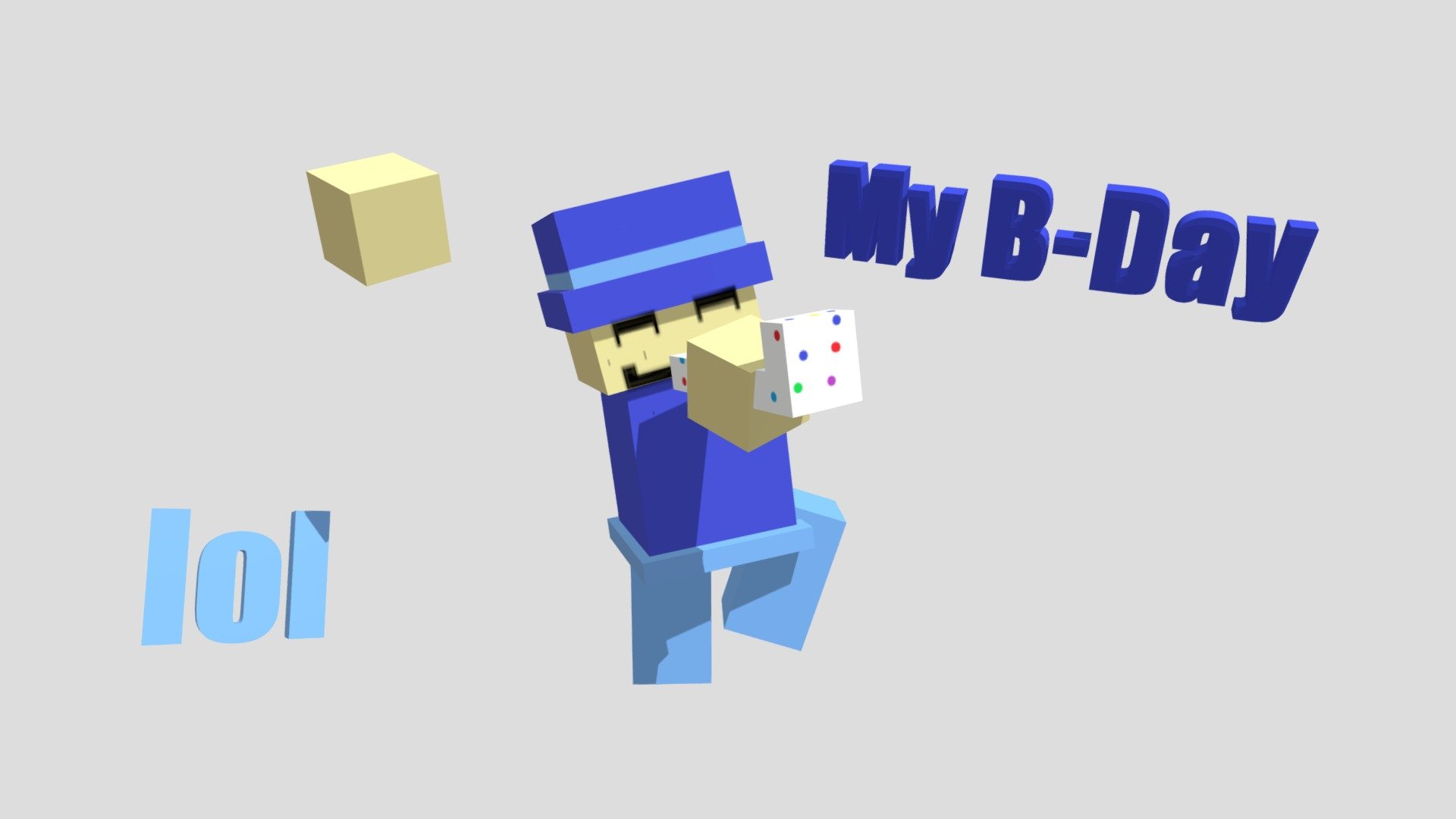 Its My B-Day! - Download Free 3D Model By Matt (@DaRealMatt) [fb0c74e ...