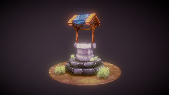 Well Lowpoly 3D Model