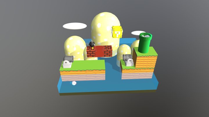 Campo Minado 3D Model