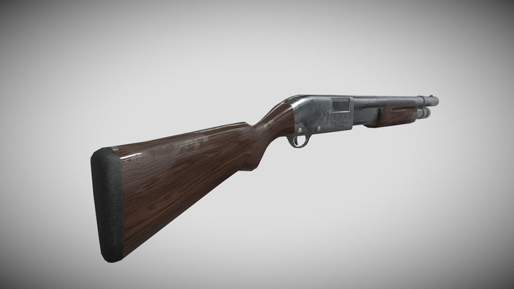 Shotgun 3D Model