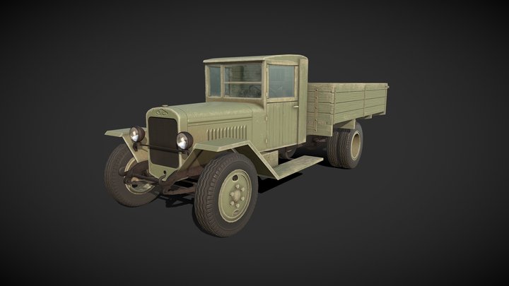 ZIS-5V 3D Model