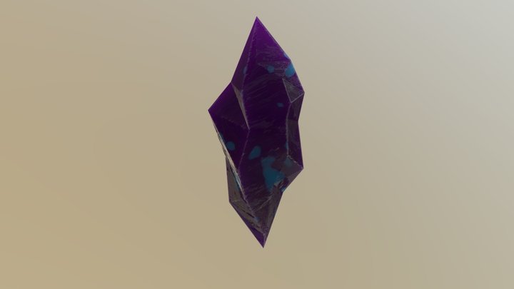 Infected Giant Crystal 4 3D Model