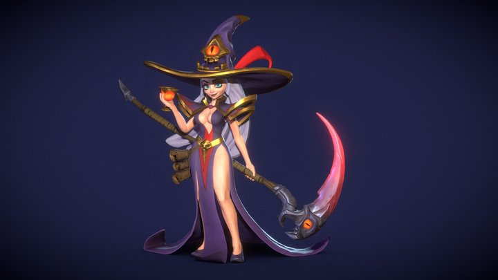 Blood witch 3D Model