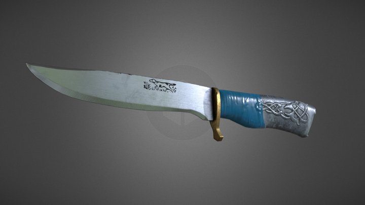 Hunter knife 3D Model
