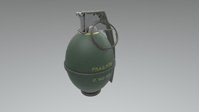 M26 Hand Grenade 3D Model