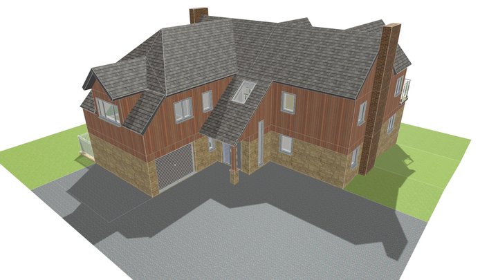 The Beeches 3D Model