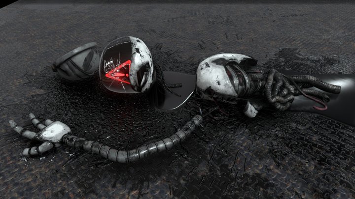 murdered drone 3D Model