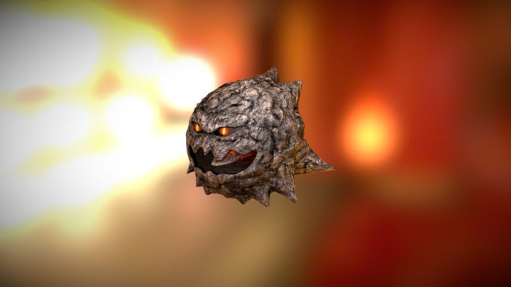 Rocky Head 3D Model