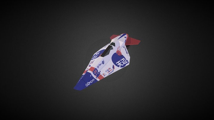 Apex Wipeout Anti-grav Racer 3D Model