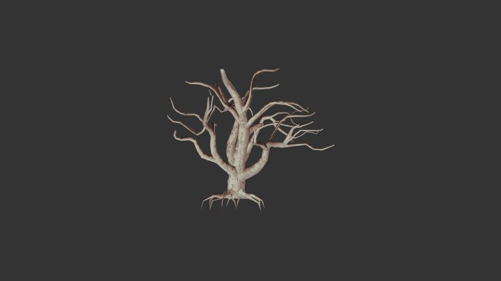 Big Leaf Maple Trunk 3D Model