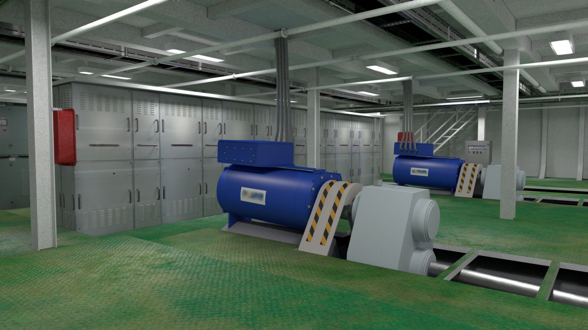 EPS Car Ferry Engine Room - 3D model by UD4M (@j1p2) [fb15a4e] - Sketchfab