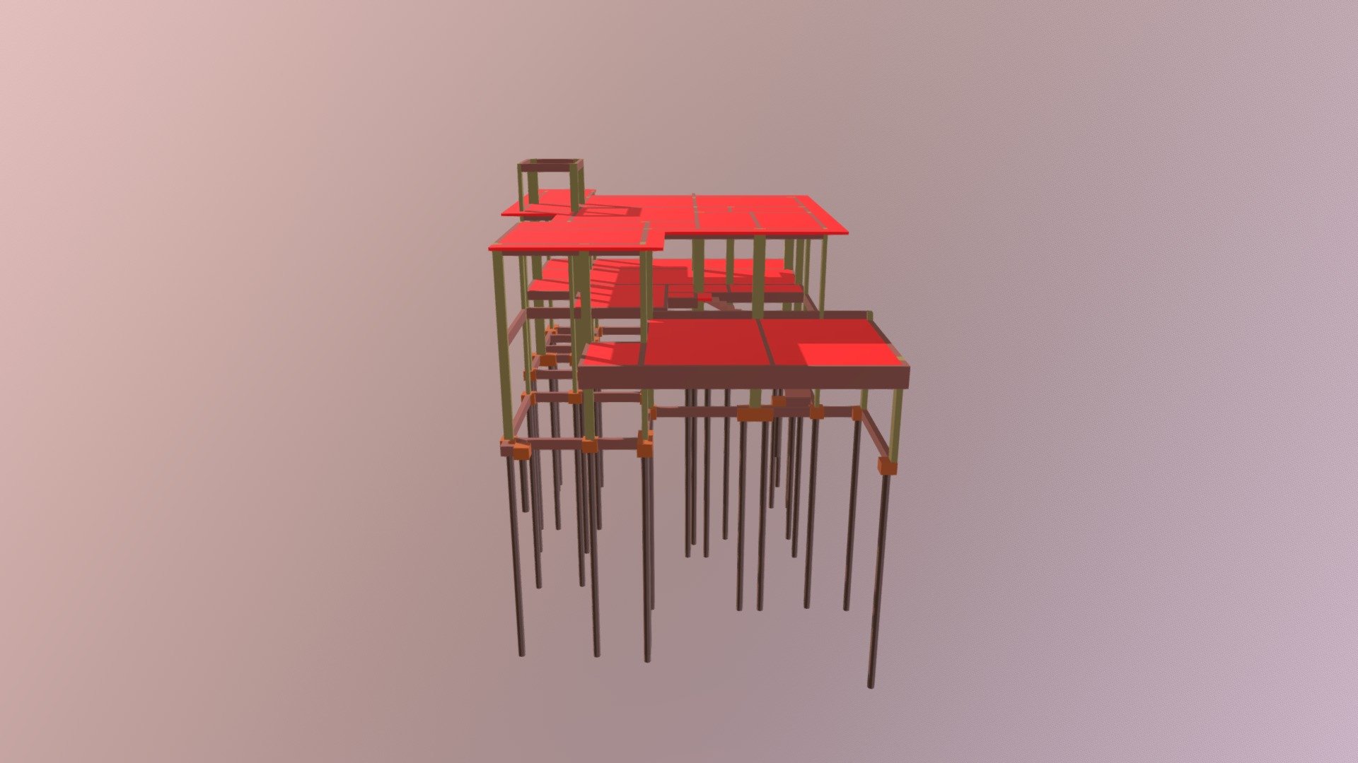 PROJETO ESTRUTURAL RESIDÊNCIA RRR - 3D model by FDB Engenharia ...