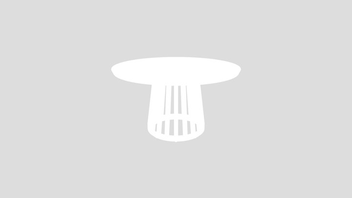 Luna Round Dining Table – Modèle 3D gratuit STL
