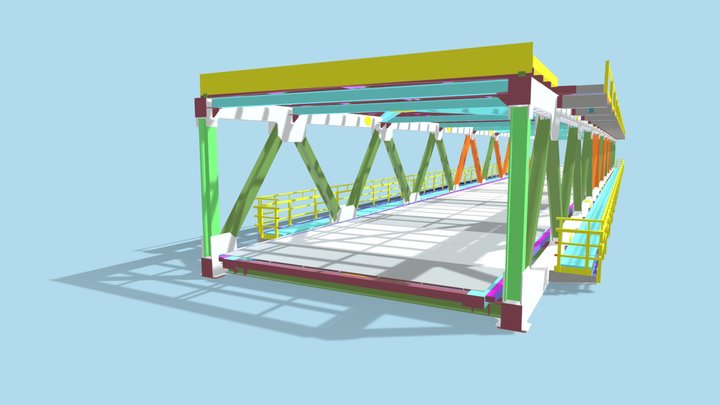 Bridge Crossing 3D Model