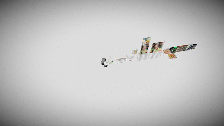 🛒 Supermarket Items Pack – PSX / PS1 Style