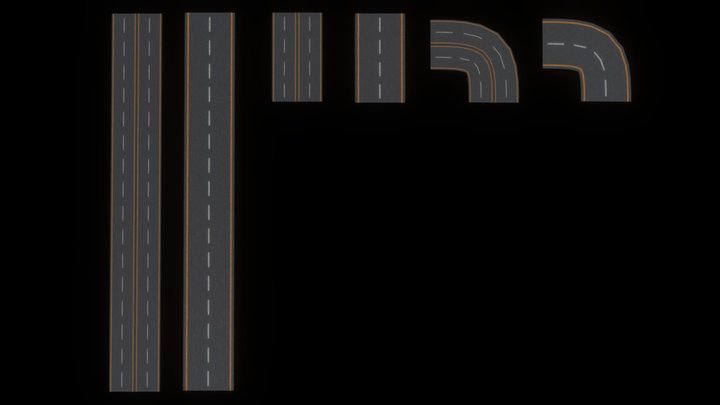 Road Pack 3D Model